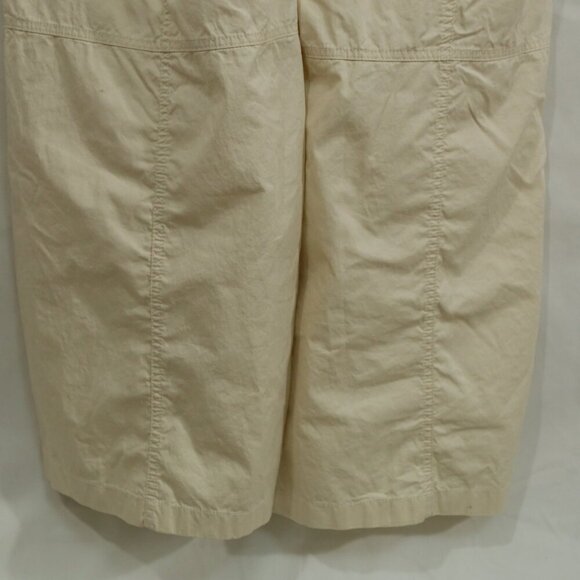 Zara Utility Jumpsuit Beige Short Sleeve Zip Front Size xs - Picture 10 of 10